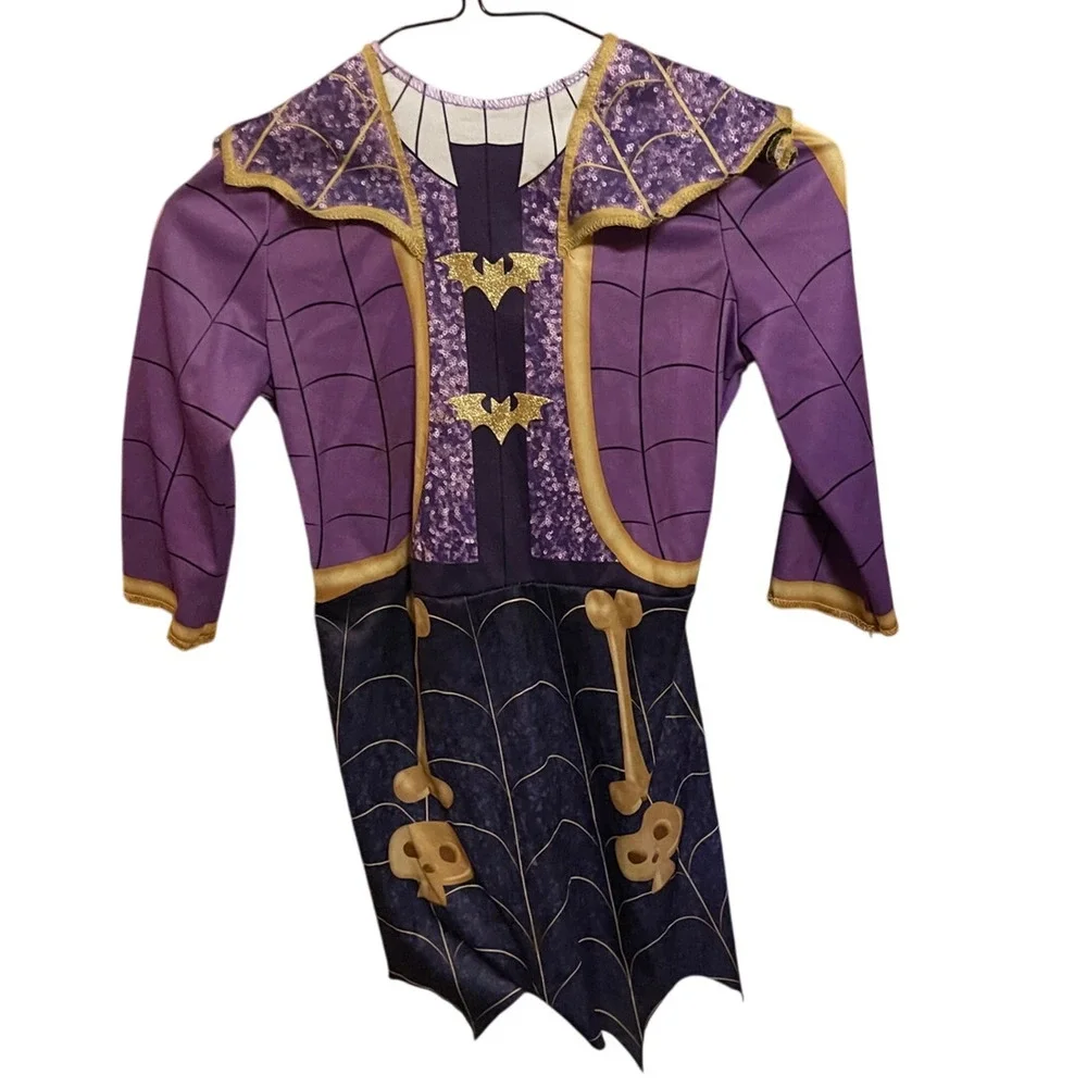 Vampirina Halloween Dress S 4-6x Purple Girl Ghoul Tour Dress Disney Junior